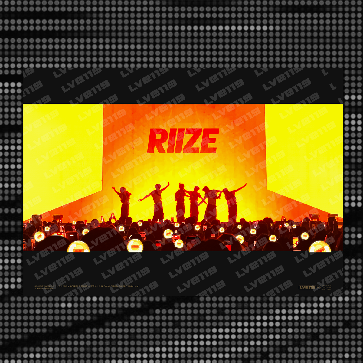 실루엣 포스터 - 라이즈 - RIIZING Loud 투어