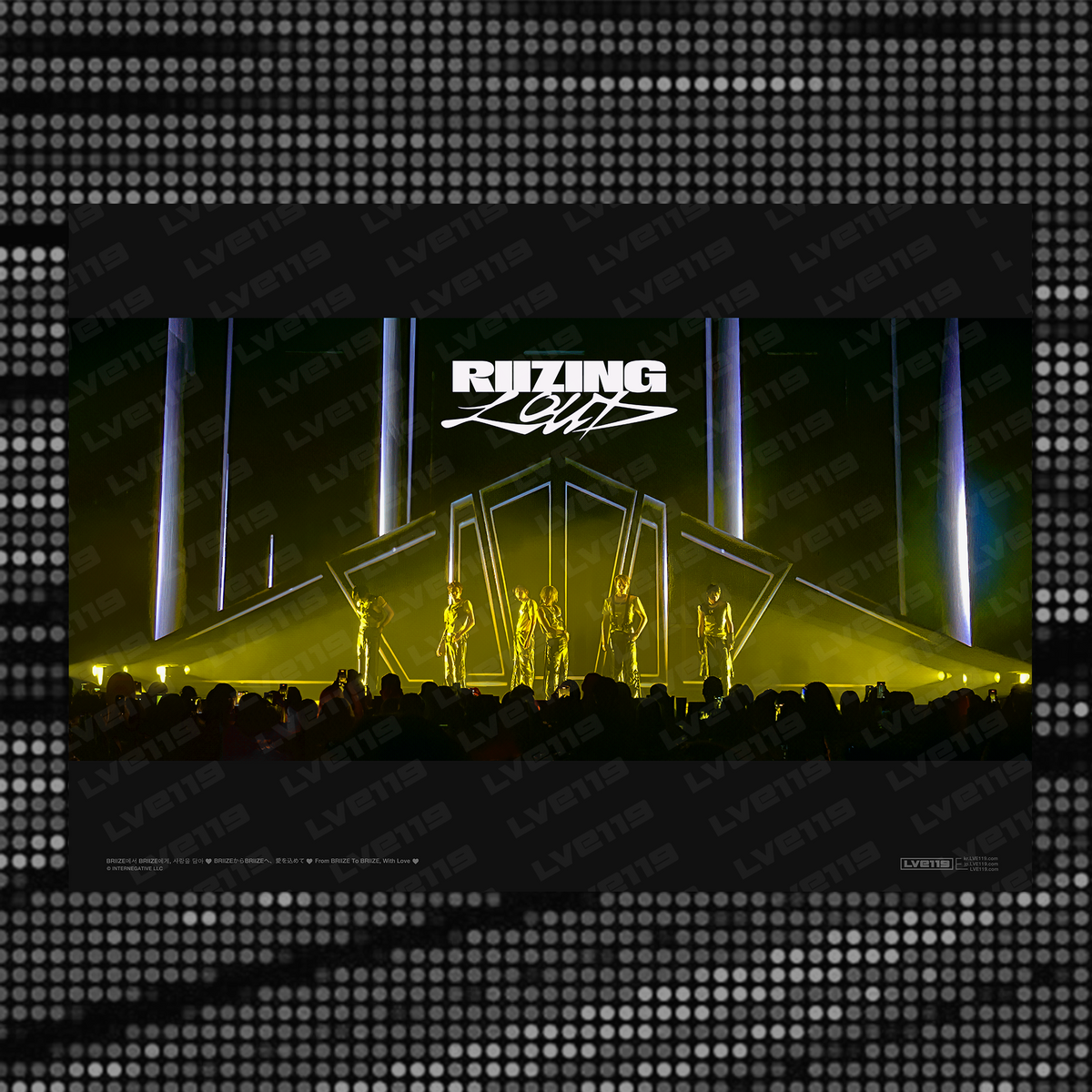 RIIZE “Spotlights” ポスター – Rising Loud Tour シリーズ