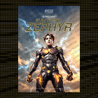 ELECTRONIC ZEPHYR Poster - Sungchan - RIIZE