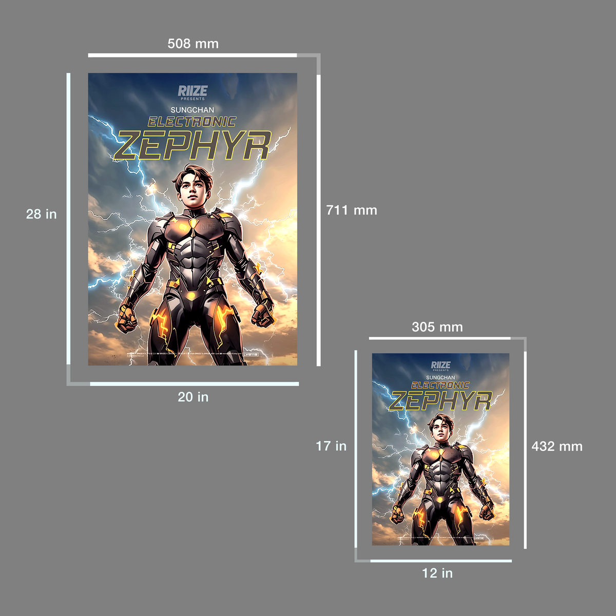 RIIZE “Electronic Zephyr” Poster (SUNGCHAN) [TH]