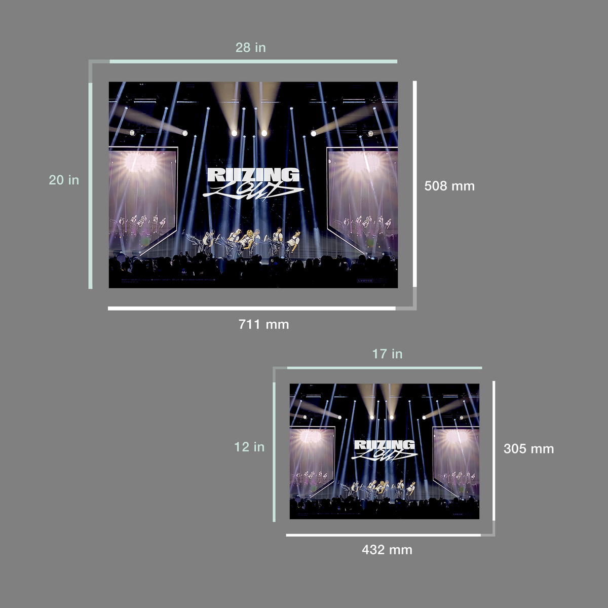 RIIZE “Point Move” Poster – Rising Loud Tour Series